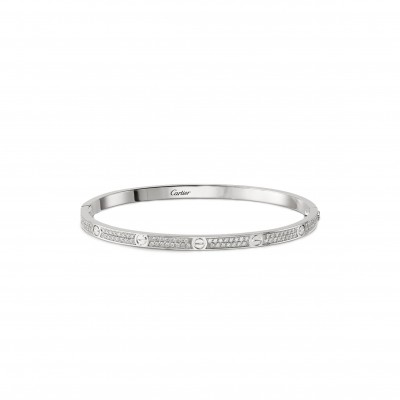 CARTIER  LOVE BRACELET, SMALL MODEL, PAVED N6710817